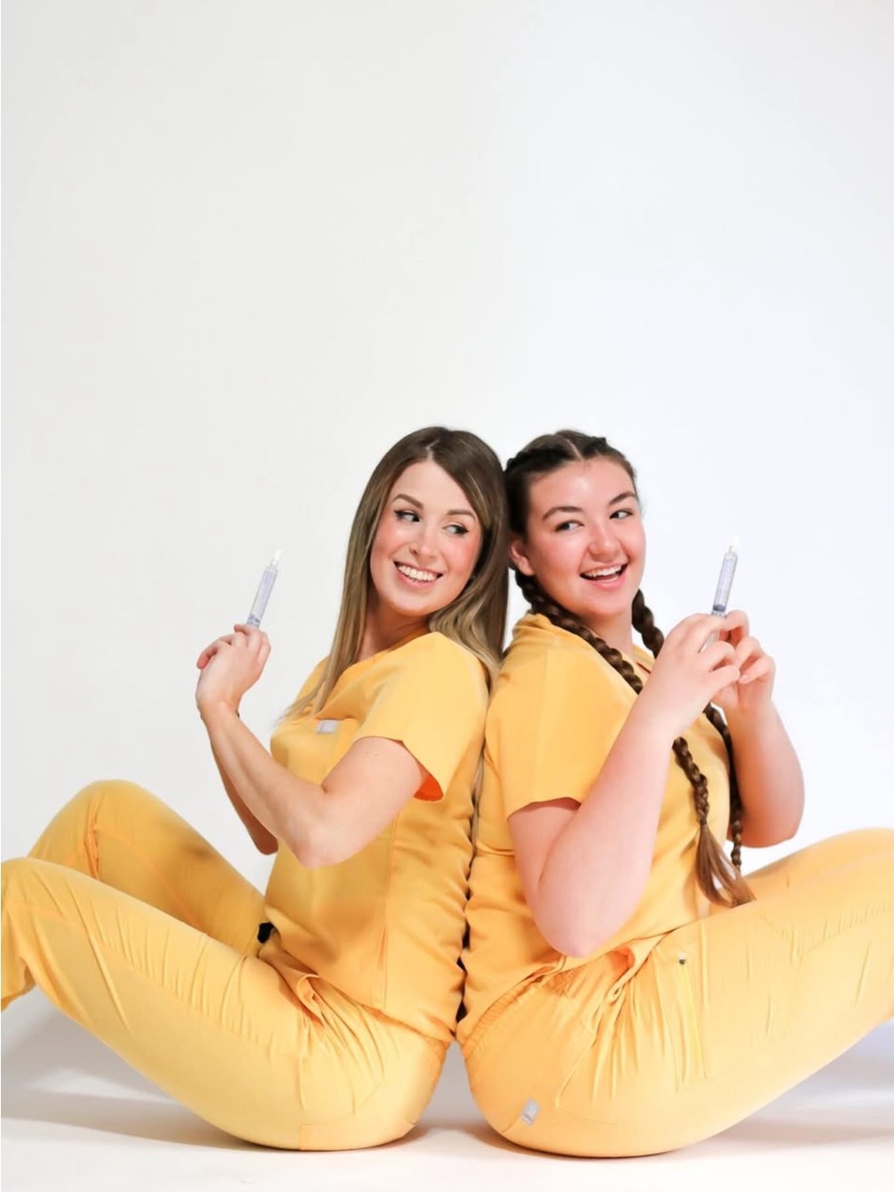 Women's Yellow Medical Scrubs - Classic Fit